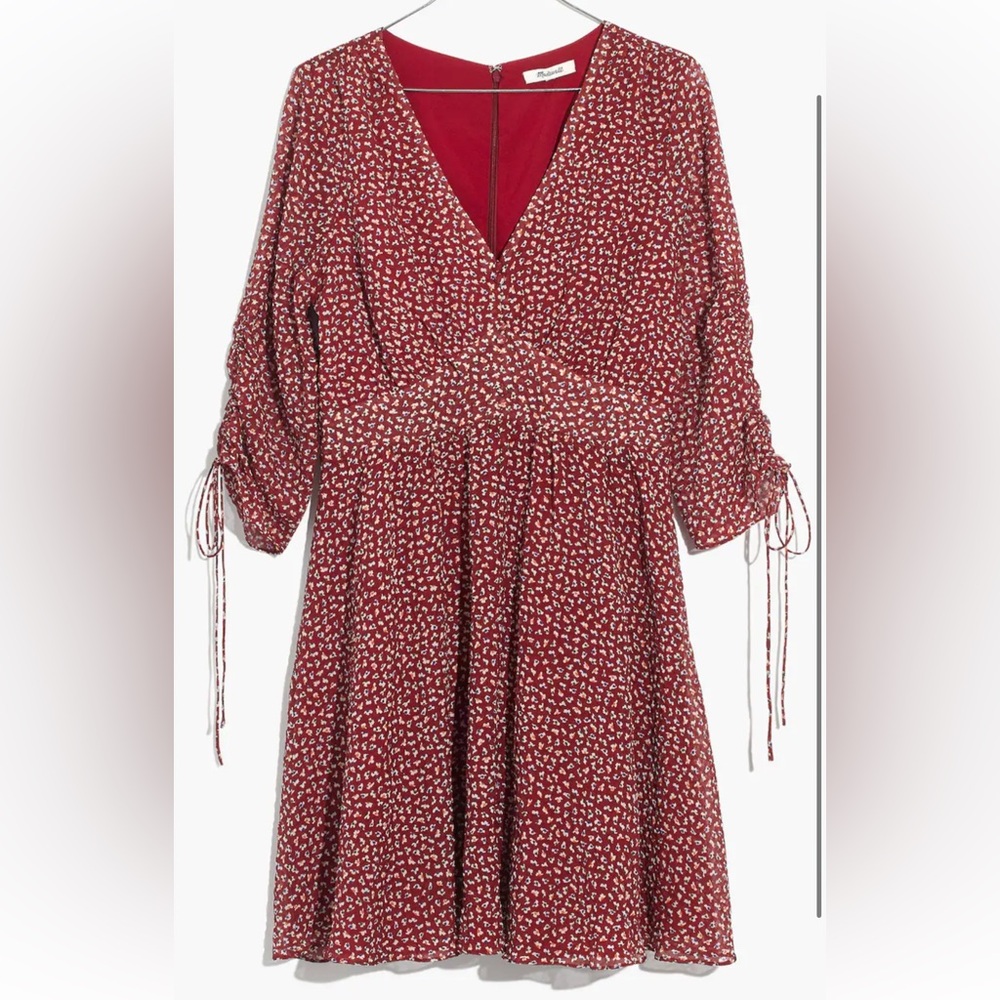 Madewell Starviolet Mini Dress in Ditsy Flowers XXL